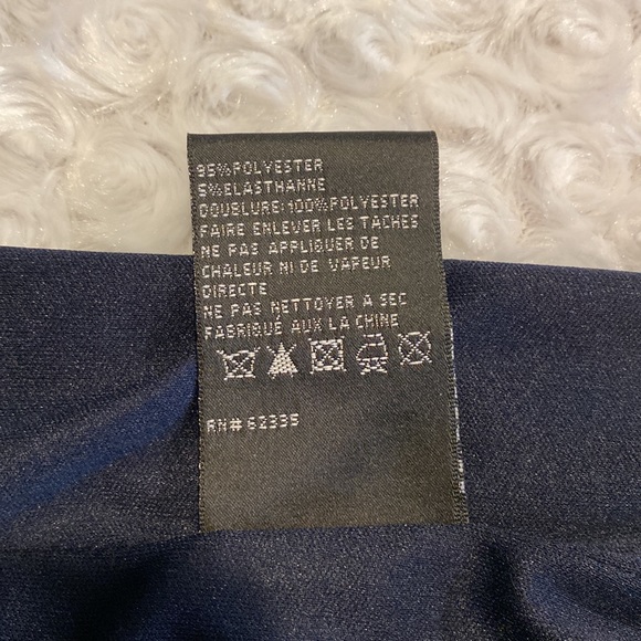 Betsy & Adam formal size 6 flutter dress NWT-navy - Picture 9 of 11